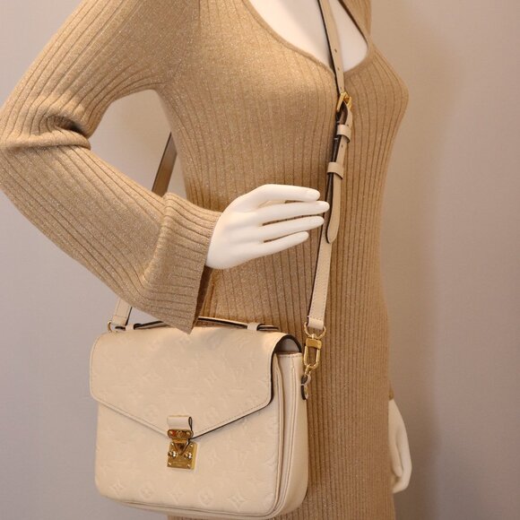 Louis Vuitton Empreinte Pochette Metis Creme - Picture 9 of 16